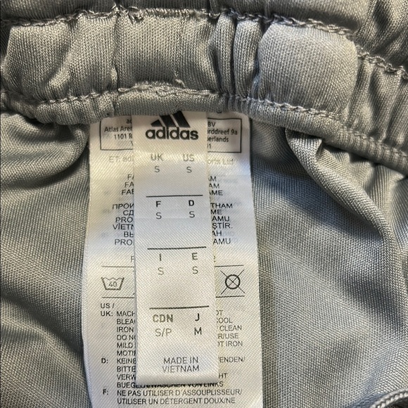 Adidas Gray Athletic Performance Shorts - Picture 4 of 4